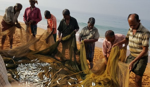 Fishermen in India.