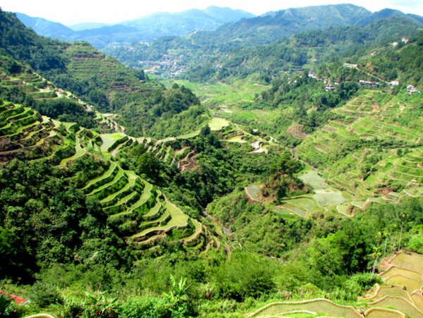 The world famous rice terraces in Banaue, Philippines