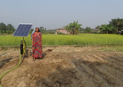 Des entreprises internationales de développement  International se sont vues décerner un prix par l’initiative «  Powering Agriculture » pour avoir, à un stade précoce, adopté des solutions photovoltaïques pour l’irrigation dans la production horticole en Zambie, au Népal et au Honduras