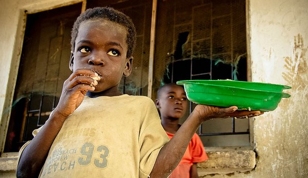 Millions of children are at risk from hunger.