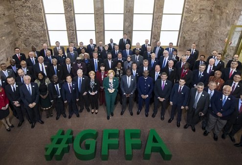Agriculture ministers from 74 states met at the GFFA.