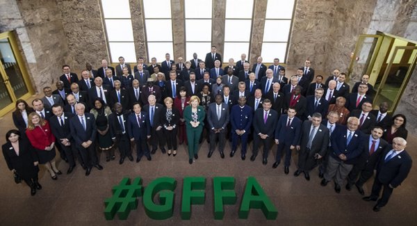Agriculture ministers from 74 states met at the GFFA.
