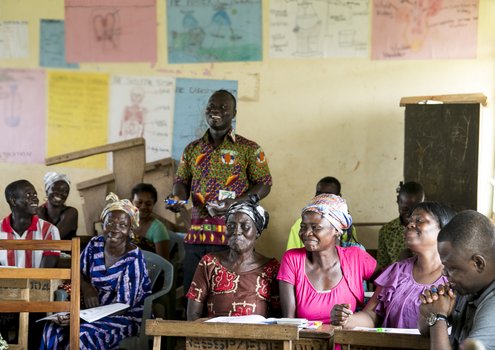 L’école d’entrepreneuriat agricole s’est avérée être une approche de responsabilisation pour plus d’un million de petits exploitants agricoles. <br/> Photo: © GIZ/Kwesi Asime