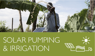 Cover of the online-toolbox on solar irrigation